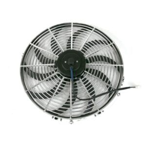 TSP Universal Radiator Fan; S-Blade; 16" Chrome
