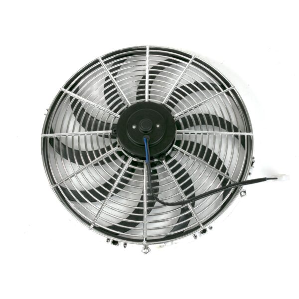 TSP Universal Radiator Fan; S-Blade; 16" Chrome