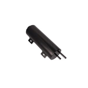 Overflow Tank; Black; Stainless Steel; 3 in. x 9 in.