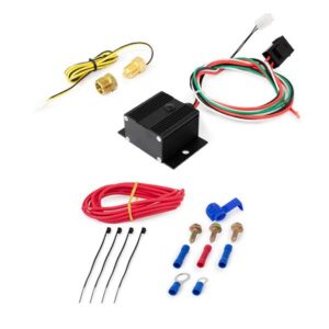 TSP Electric Fan Controller; Adjustable 150?F; 240?F with Thread-In; Black