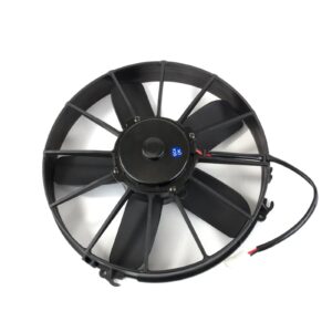 TSP Pro Flow Radiator Fan; Straight Blade; 12" Black