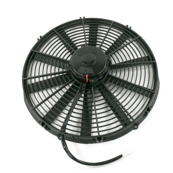 TSP Pro Flow Radiator Fan; Straight Blade; 16" Black
