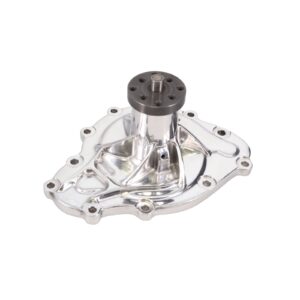 Mechanical Water Pump; Aluminum; Satin; Pontiac V8