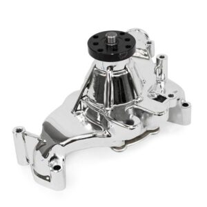 TSP Mechanical Water Pump; Aluminum; Chrome; BBC Gen 2 "Mark IV" Long Neck