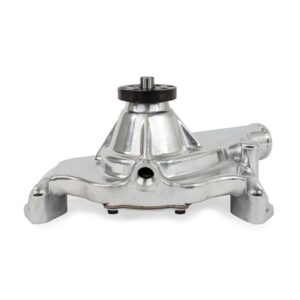 TSP Mechanical Water Pump; Aluminum; Polished; BBC "Mark IV" Short Neck; Reverse
