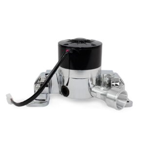 TSP Electric Water Pump; Aluminum; Chrome; Ford Small Block (289; 302)