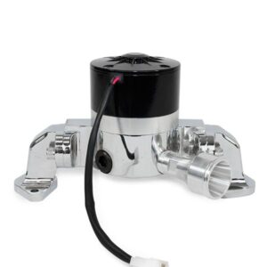 TSP Electric Water Pump; Aluminum; Chrome; Ford Big Block (429; 460)