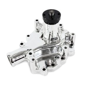 TSP Mechanical Water Pump; Aluminum; Chrome; Ford 351C