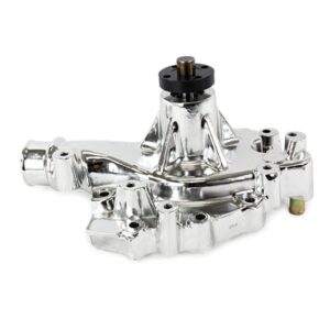TSP Mechanical Water Pump; Aluminum; Chrome; Ford Big Block (429; 460)