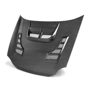 Seibon Carbon, HD0203SBIMP-CW, CW-style carbon fiber hood for 2002-2003 Subaru Impreza/WRX
