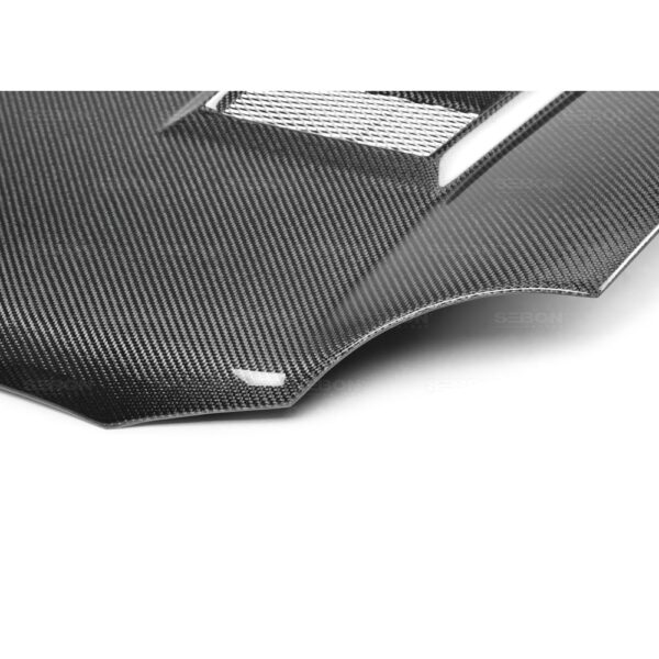 Seibon Carbon, HD0203SBIMP-CW, CW-style carbon fiber hood for 2002-2003 Subaru Impreza/WRX