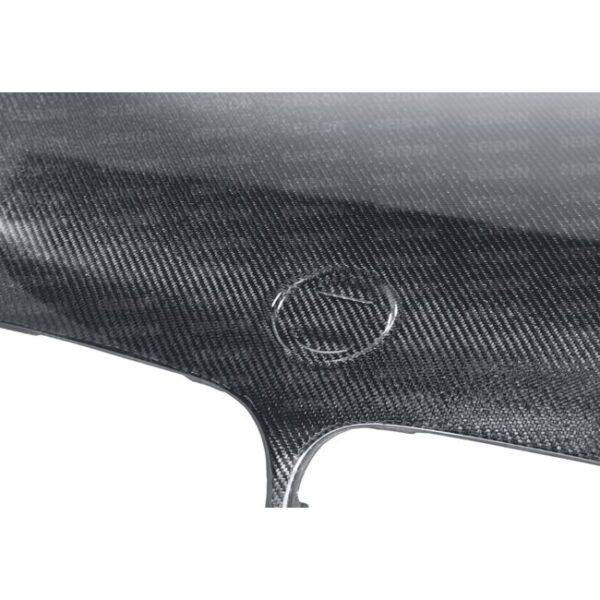 Seibon Carbon, HD0205BMWE464D-OE, OEM-style carbon fiber hood for 2002-2005 BMW E46 4DR, LCI