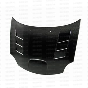 Seibon Carbon, HD0305DGNESRT4-TS, TS-style carbon fiber hood for 2003-2005 Dodge Neon SRT-4