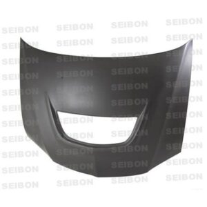 Seibon Carbon, HD0305MITEVO8-OE-DRY, OEM-style DRY CARBON hood for 2003-2006 Mitsubishi Lancer EVO*ALL DRY CARBON PRODUCTS ARE MATTE FINISH
