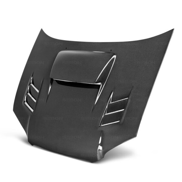 Seibon Carbon, HD0405SBIMP-CWII, CWII-style carbon fiber hood for 2004-2005 Subaru Impreza/WRX/STi