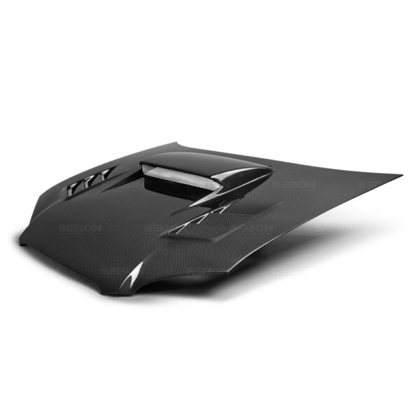 Seibon Carbon, HD0405SBIMP-CWII, CWII-style carbon fiber hood for 2004-2005 Subaru Impreza/WRX/STi