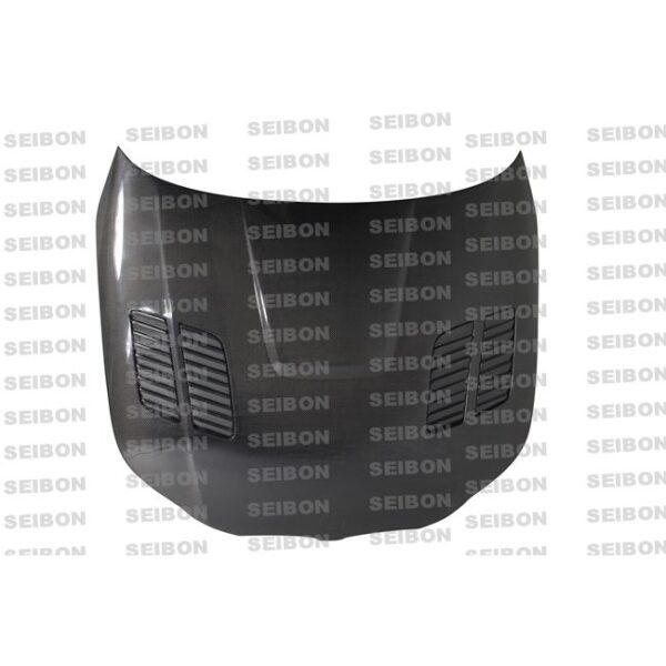 Seibon Carbon, HD0407BMWE60-GTR, GTR-style carbon fiber hood for 2004-2010 BMW E60