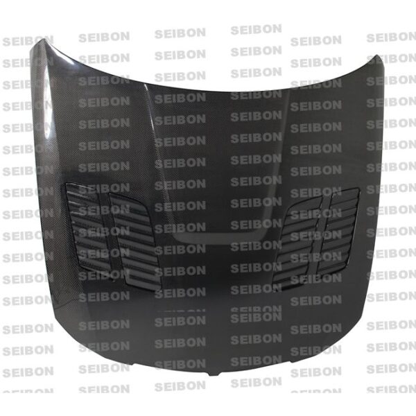 Seibon Carbon, HD0507BMWE90-GTR, GTR-style carbon fiber hood for 2005-2008 BMW E90 4DR