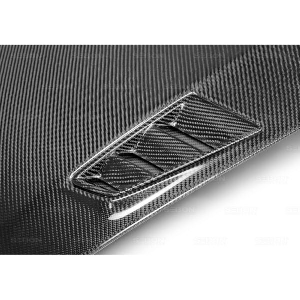 Seibon Carbon, HD0607HDCV4DJ-MGII, MGII-style carbon fiber hood for 2006-2010 Honda Civic 4DR JDM / Acura CSX