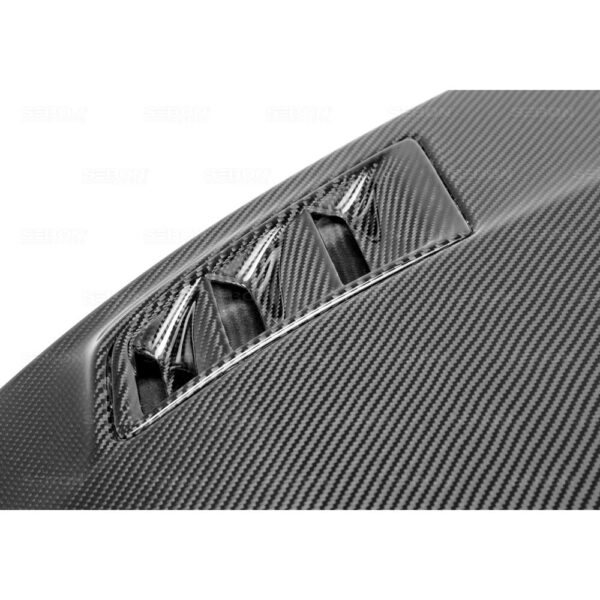 Seibon Carbon, HD0607HDCV4DJ-MGII, MGII-style carbon fiber hood for 2006-2010 Honda Civic 4DR JDM / Acura CSX