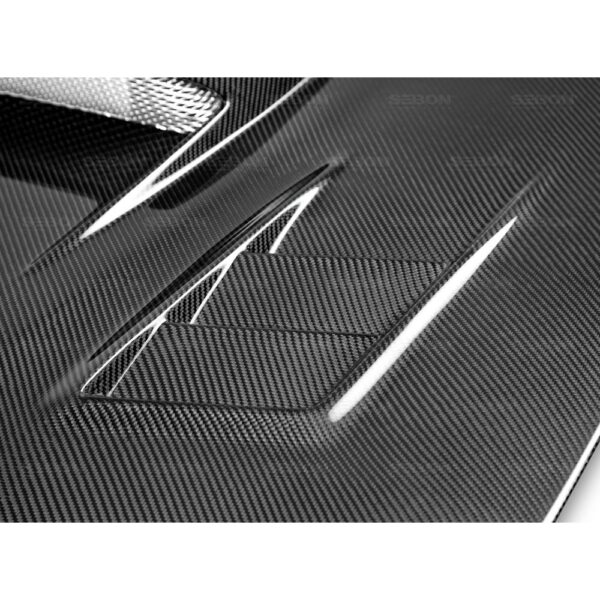 Seibon Carbon, HD0607SBIMP-CWII, CWII-style carbon fiber hood for 2006-2007 Subaru Impreza/WRX/STi