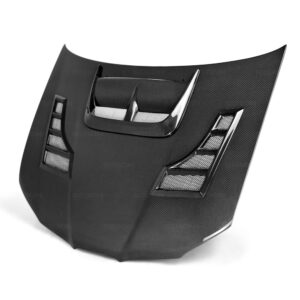Seibon Carbon, HD0607SBIMP-CW, CW-style carbon fiber hood for 2006-2007 Subaru Impreza/WRX/STi