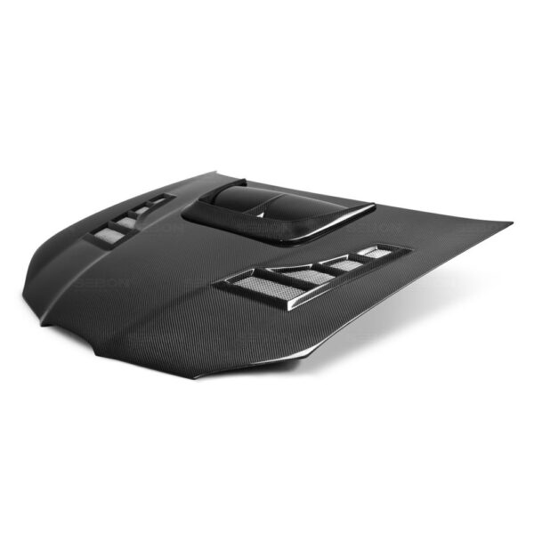 Seibon Carbon, HD0607SBIMP-CW, CW-style carbon fiber hood for 2006-2007 Subaru Impreza/WRX/STi