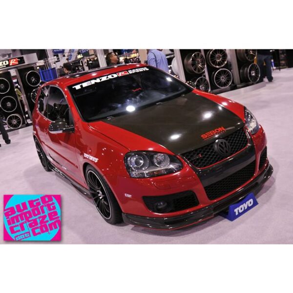 Seibon Carbon, HD0607VWGTI-OE, OEM-style carbon fiber hood for 2006-2009 VW Golf GTI