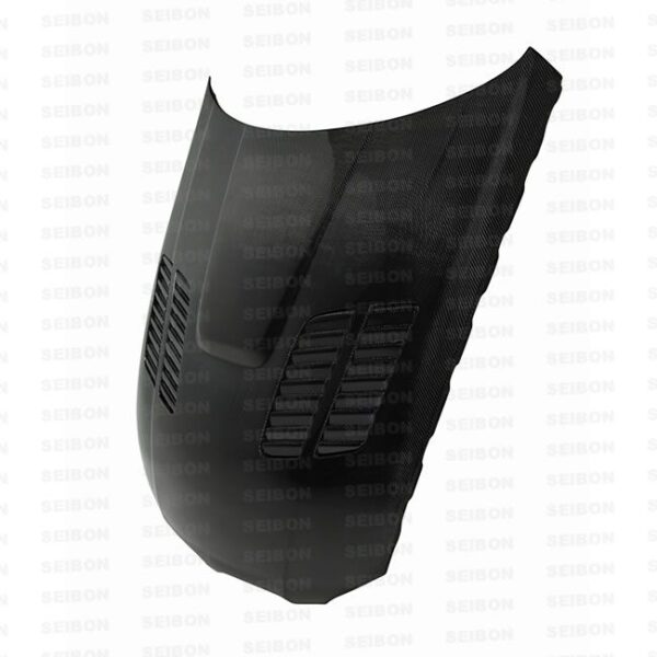 Seibon Carbon, HD0708BMWE922D-GTR, GTR-style carbon fiber hood for 2007-2010 BMW E92 2DR, pre LCI (Louvers are cosmetic - they do NOT vent air)