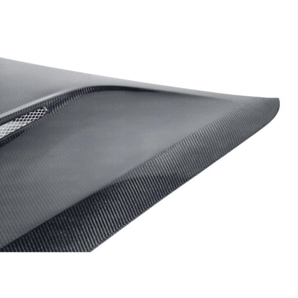Seibon Carbon, HD0809MITEVOX-CW, CW-style carbon fiber hood for 2008-2015 Mitsubishi Lancer EVO X