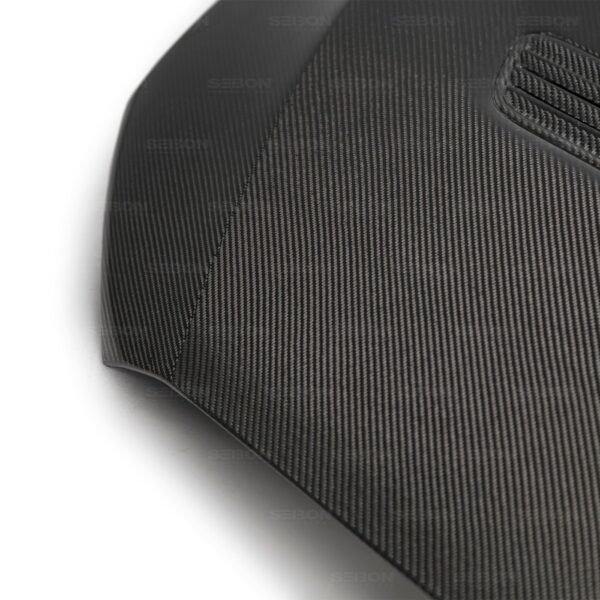 Seibon Carbon, HD0810HDAC4D-OE, OEM-style carbon fiber hood for 2008-2012 Honda Accord 4DR