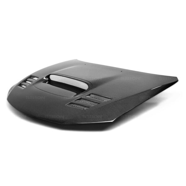 Seibon Carbon, HD0809SBIMP-CWII, CWII-style carbon fiber hood for 2008-2014 Subaru WRX/STi