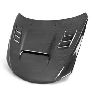 Seibon Carbon, HD0809SBIMP-CW, CW-style carbon fiber hood for 2008-2014 Subaru WRX/STi