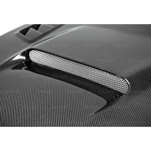 Seibon Carbon, HD0809SBIMP-CW, CW-style carbon fiber hood for 2008-2014 Subaru WRX/STi