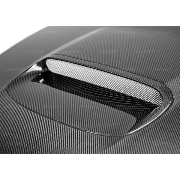 Seibon Carbon, HD0809SBIMP-OE, OEM-style carbon fiber hood for 2008-2014 Subaru WRX/STi