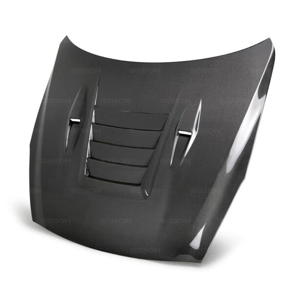 Seibon Carbon, HD0910NSGTR-DS, DS-style carbon fiber hood for 2009-2015 Nissan GTR