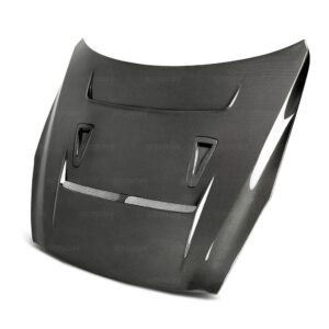 Seibon Carbon, HD0910NSGTR-DV, DV-style carbon fiber hood for 2009-2015 Nissan GTR
