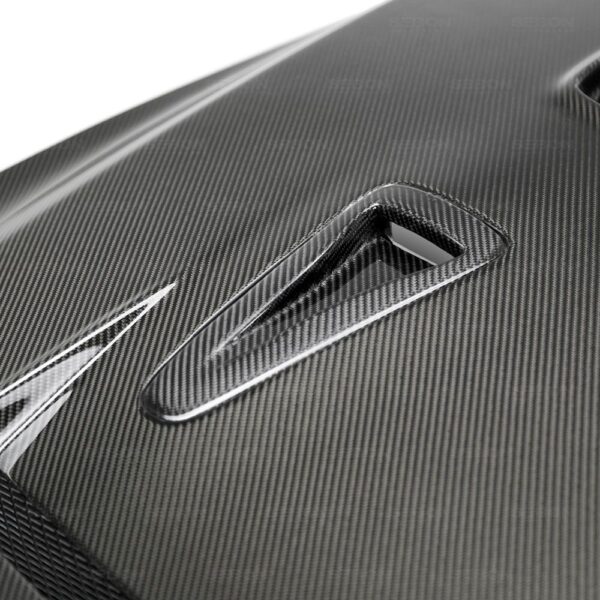 Seibon Carbon, HD0910NSGTR-DV, DV-style carbon fiber hood for 2009-2015 Nissan GTR