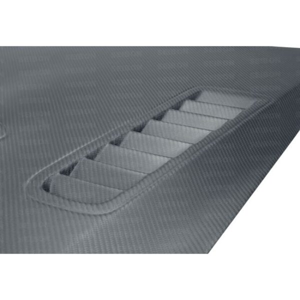 Seibon Carbon, HD0910NSGTR-ES-DRY, ES-style DRY CARBON hood for 2009-2015 Nissan GTR*ALL DRY CARBON PRODUCTS ARE MATTE FINISH