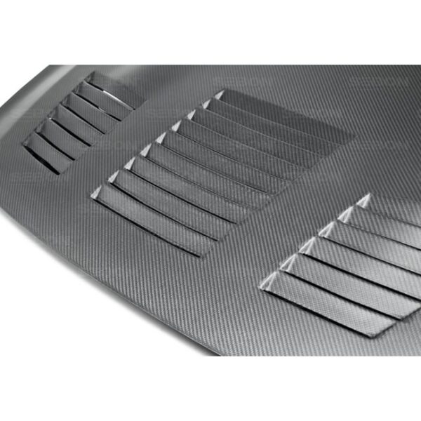 Seibon Carbon, HD0910NSGTR-GT-DRY, GT-style DRY CARBON hood for 2009-2015 Nissan GTR*ALL DRY CARBON PRODUCTS ARE MATTE FINISH