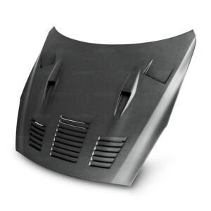 Seibon Carbon, HD0910NSGTR-GTII-DRY, GTII-style DRY CARBON hood for 2009-2015 Nissan GTR*ALL DRY CARBON PRODUCTS ARE MATTE FINISH