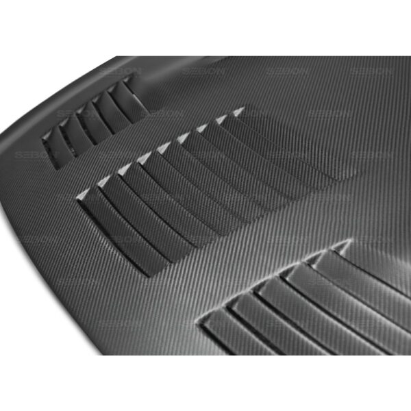 Seibon Carbon, HD0910NSGTR-GTII-DRY, GTII-style DRY CARBON hood for 2009-2015 Nissan GTR*ALL DRY CARBON PRODUCTS ARE MATTE FINISH