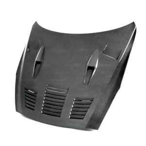 Seibon Carbon, HD0910NSGTR-GTII, GTII-style carbon fiber hood for 2009-2015 Nissan GTR