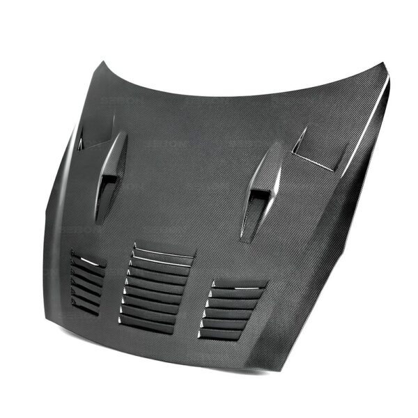 Seibon Carbon, HD0910NSGTR-GTII, GTII-style carbon fiber hood for 2009-2015 Nissan GTR