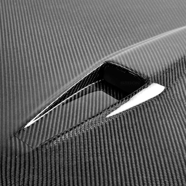 Seibon Carbon, HD0910NSGTR-GTII, GTII-style carbon fiber hood for 2009-2015 Nissan GTR