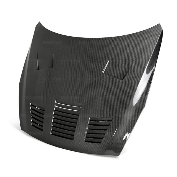 Seibon Carbon, HD0910NSGTR-GT, GT-style carbon fiber hood for 2009-2015 Nissan GTR