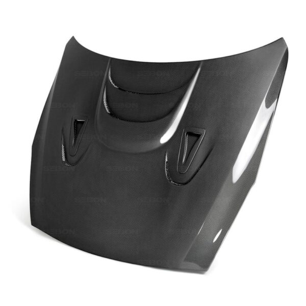 Seibon Carbon, HD0910NSGTR-MS, MS-style carbon fiber hood for 2009-2015 Nissan GTR