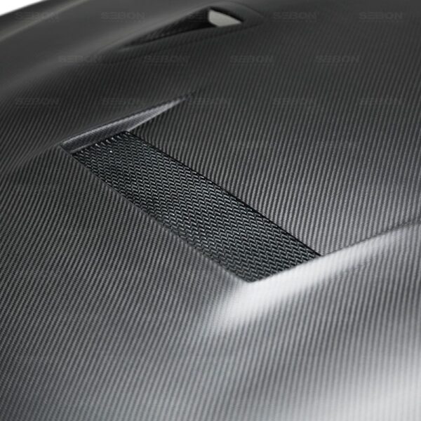 Seibon Carbon, HD0910NSGTR-VSII-DRY, VSII-style DRY CARBON hood for 2009-2015 Nissan GTR*ALL DRY CARBON PRODUCTS ARE MATTE FINISH