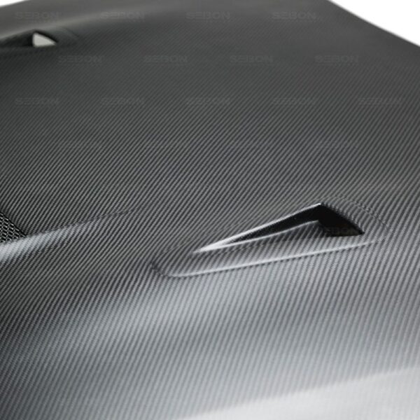 Seibon Carbon, HD0910NSGTR-VSII-DRY, VSII-style DRY CARBON hood for 2009-2015 Nissan GTR*ALL DRY CARBON PRODUCTS ARE MATTE FINISH