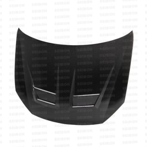 Seibon Carbon, HD1011VWGTIB-DV, DV-style carbon fiber hood for 2010-2014 VW Golf / GTI (Shaved)